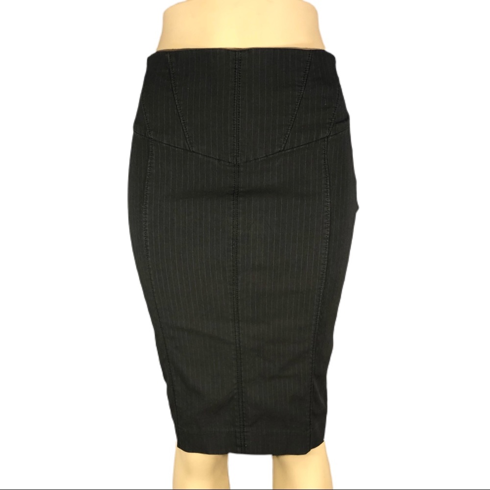 Express Design Studio Grey Pencil Skirt